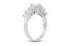 18K White Gold Diamond Engagement Ring, 1.06 Carats