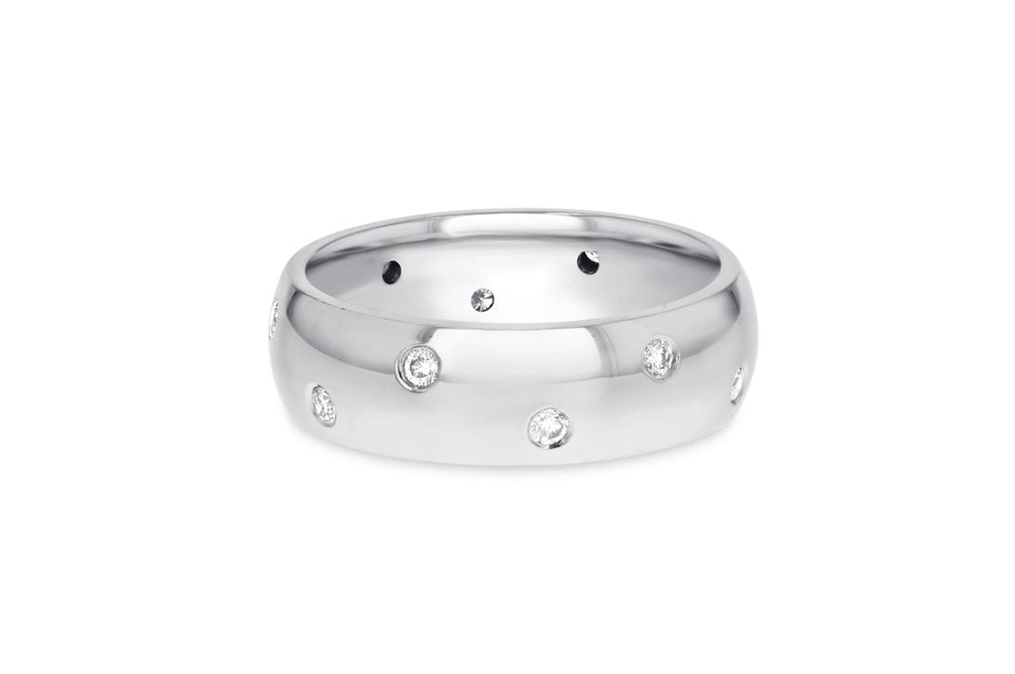 'Othello' 14K White Gold Men's Ring, 0.20 Carats