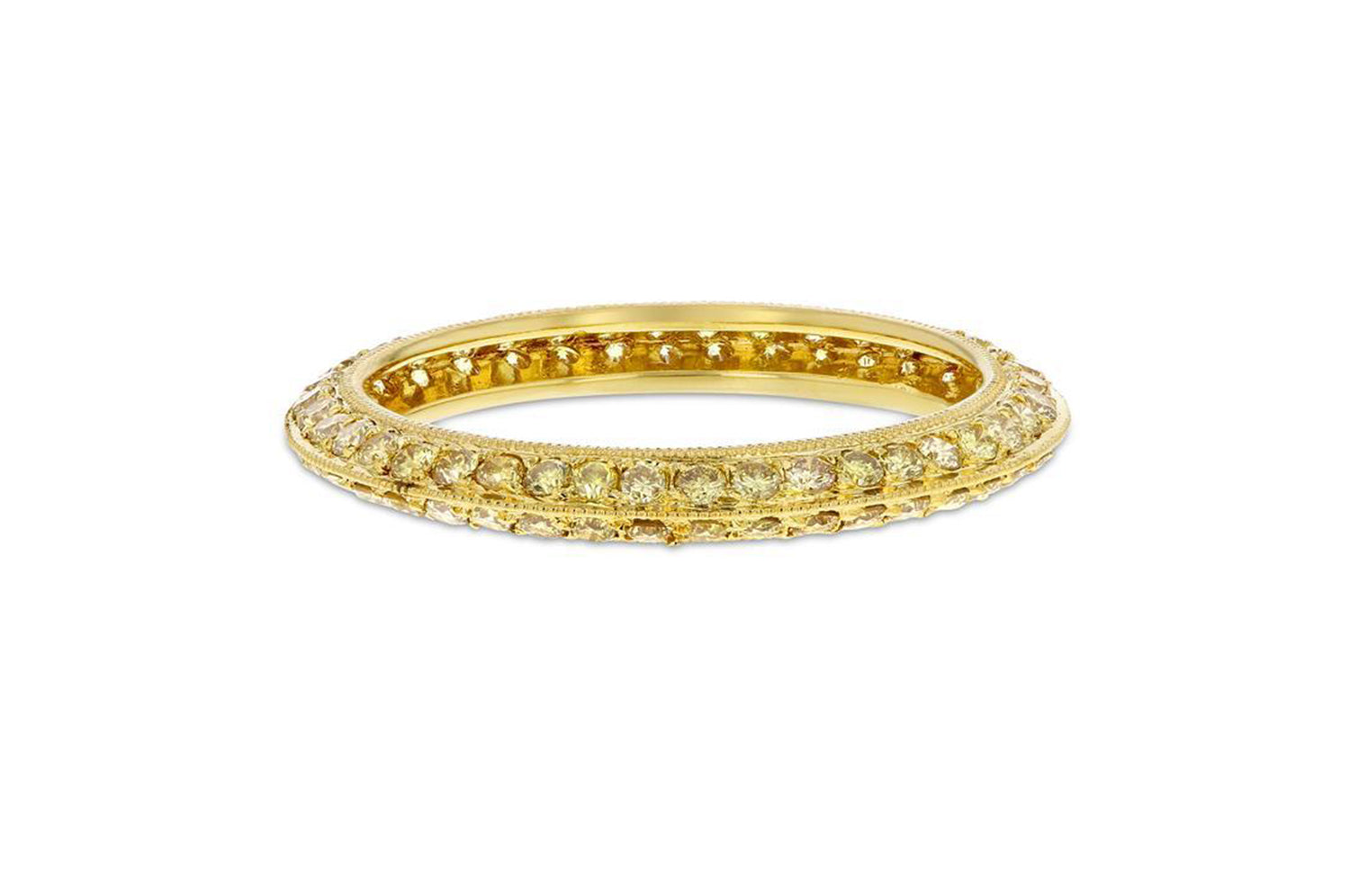 18K Yellow Gold Diamond 'Mila' Ring, 0.91 Carats