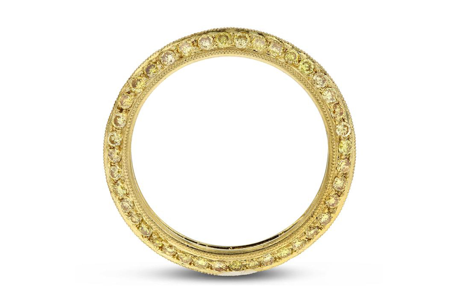 18K Yellow Gold Diamond 'Mila' Ring, 0.91 Carats