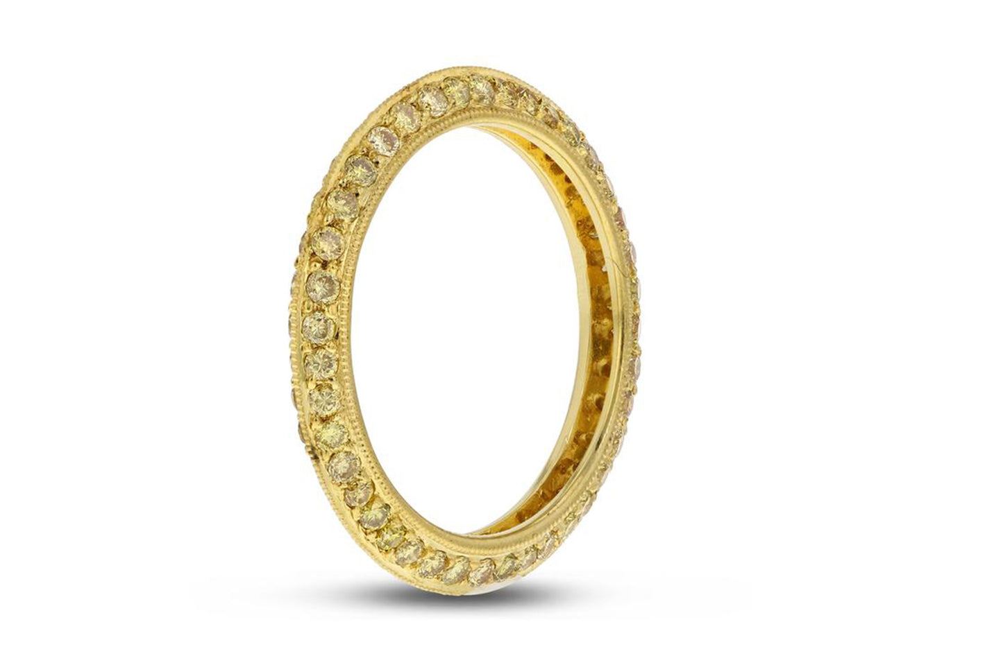 18K Yellow Gold Diamond 'Mila' Ring, 0.91 Carats