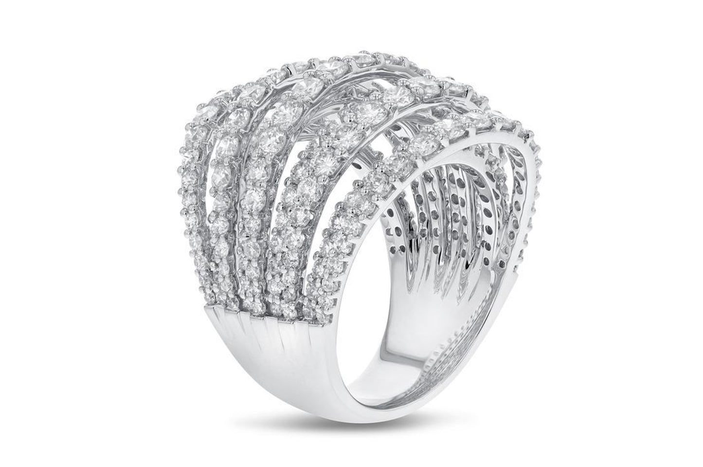 'Angelique' 18K White Gold Ring 4.80 Carats