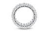 18K White Gold Diamond Ring, 15.47 Carats