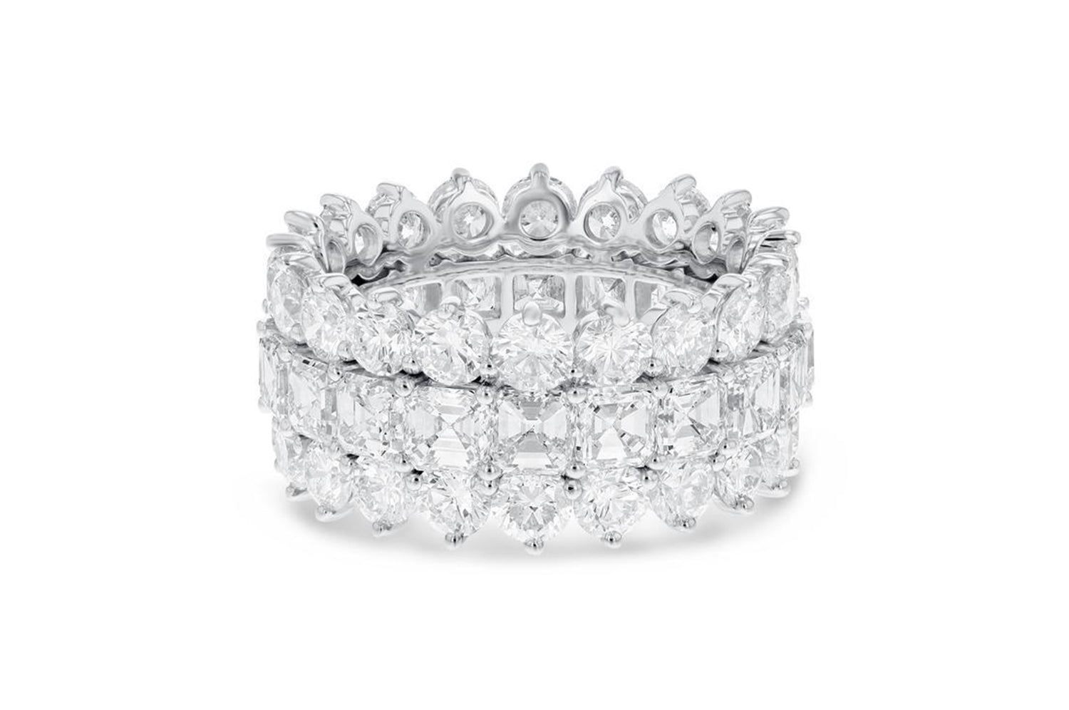 'Diana' 18K White Gold Diamond Ring, 11.80 Carats