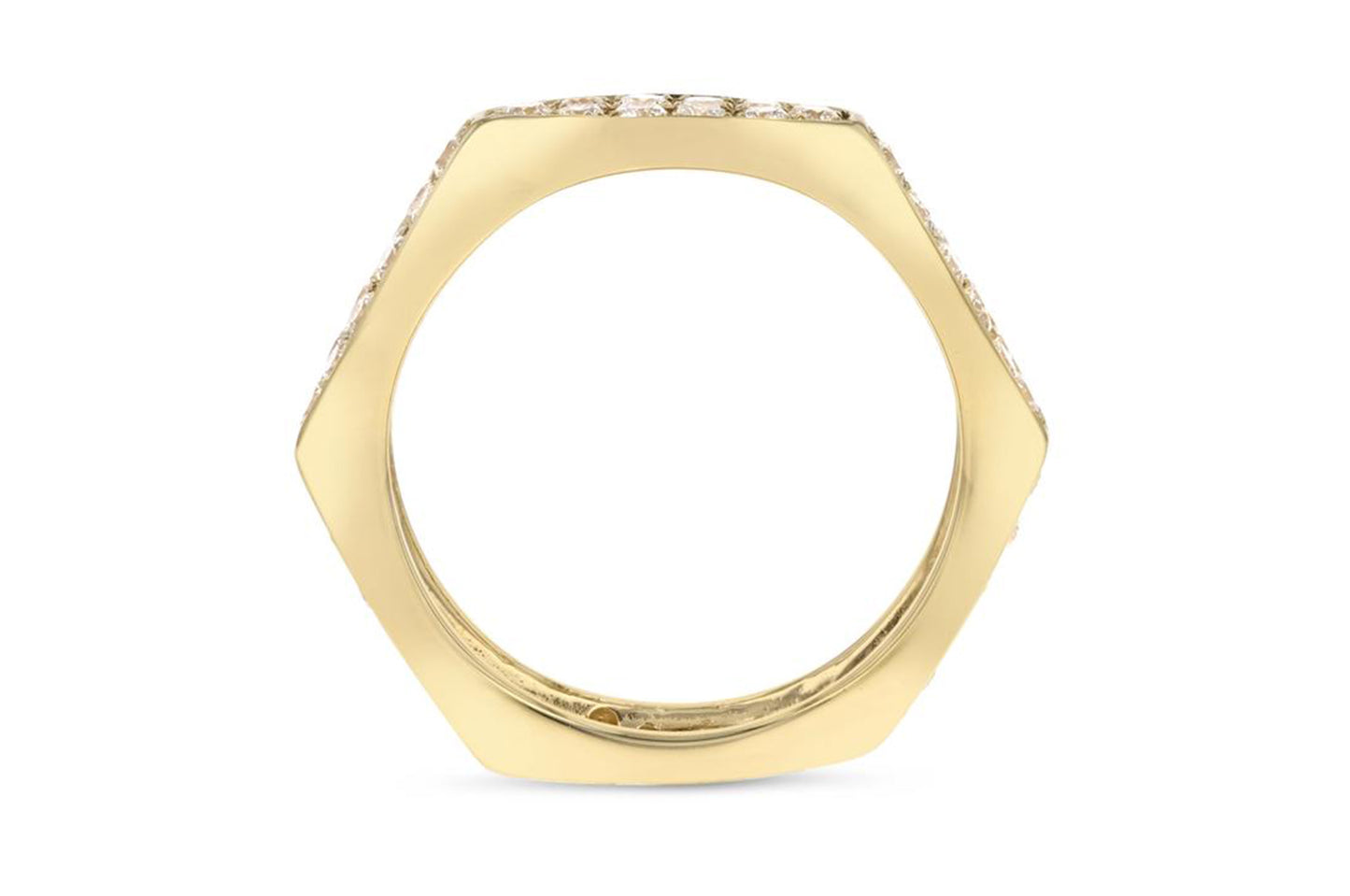 Diamond 'Loren' Yellow Gold Eternity Band, 0.93 Carats