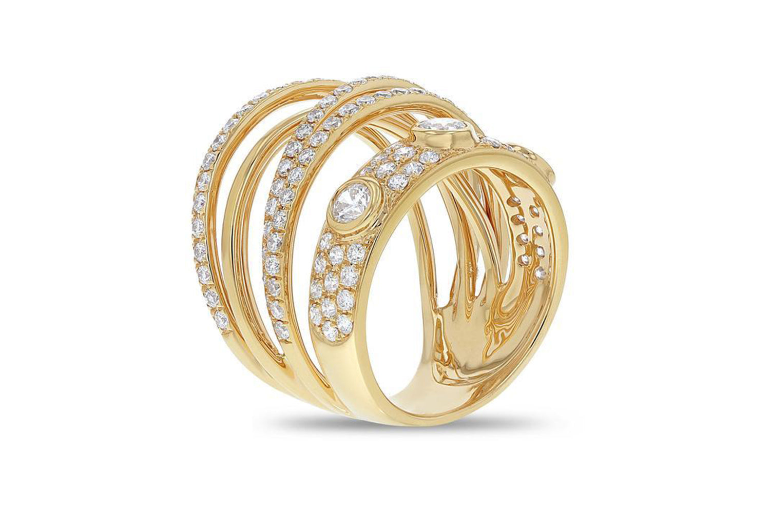 'Stellar' 18K Rose Gold Diamond Ring , 1.92 Carats