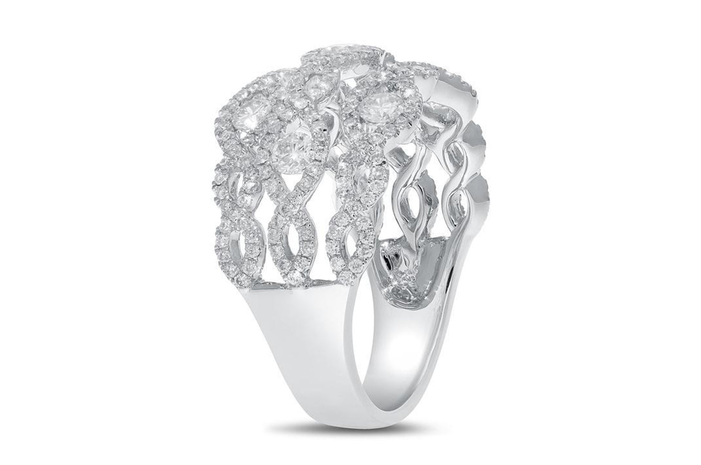 'Caroline' 18K White Gold  Ring, 1.26 Carats