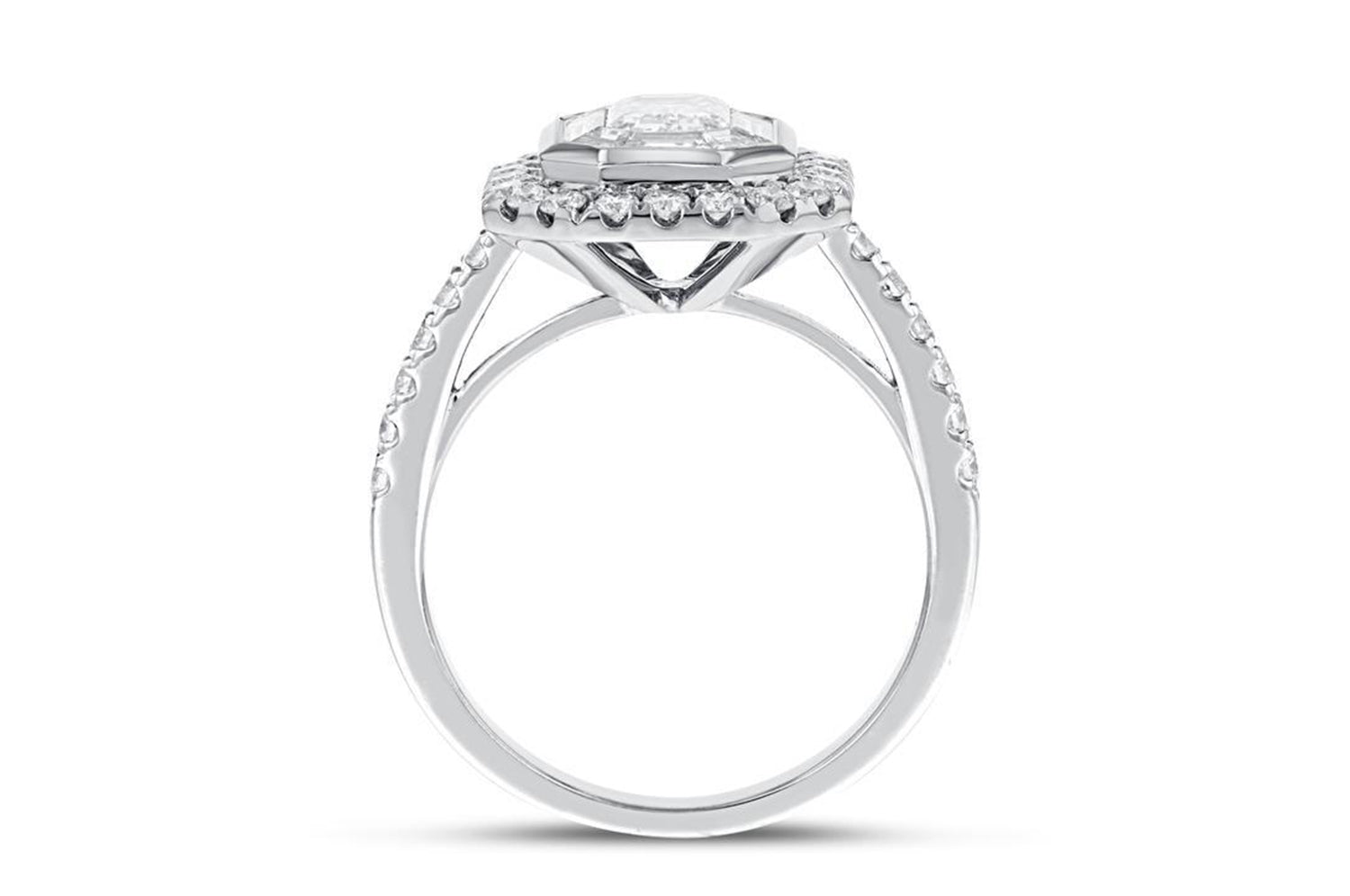 'Vivian' 18K White Gold 'Vivian' Ring, 1.53 Carats
