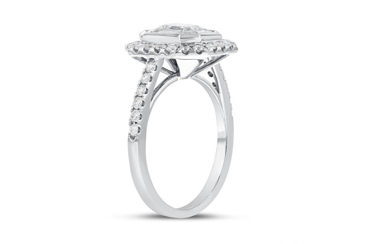 'Vivian' 18K White Gold 'Vivian' Ring, 1.53 Carats