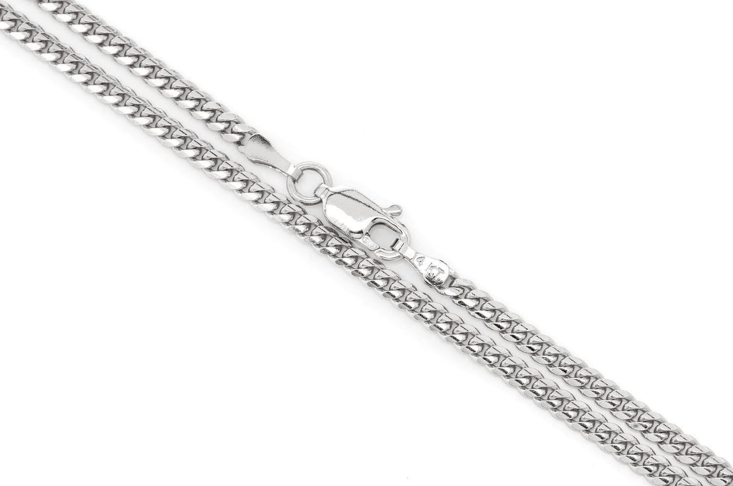 2.5mm Miami Cuban 14k Chain