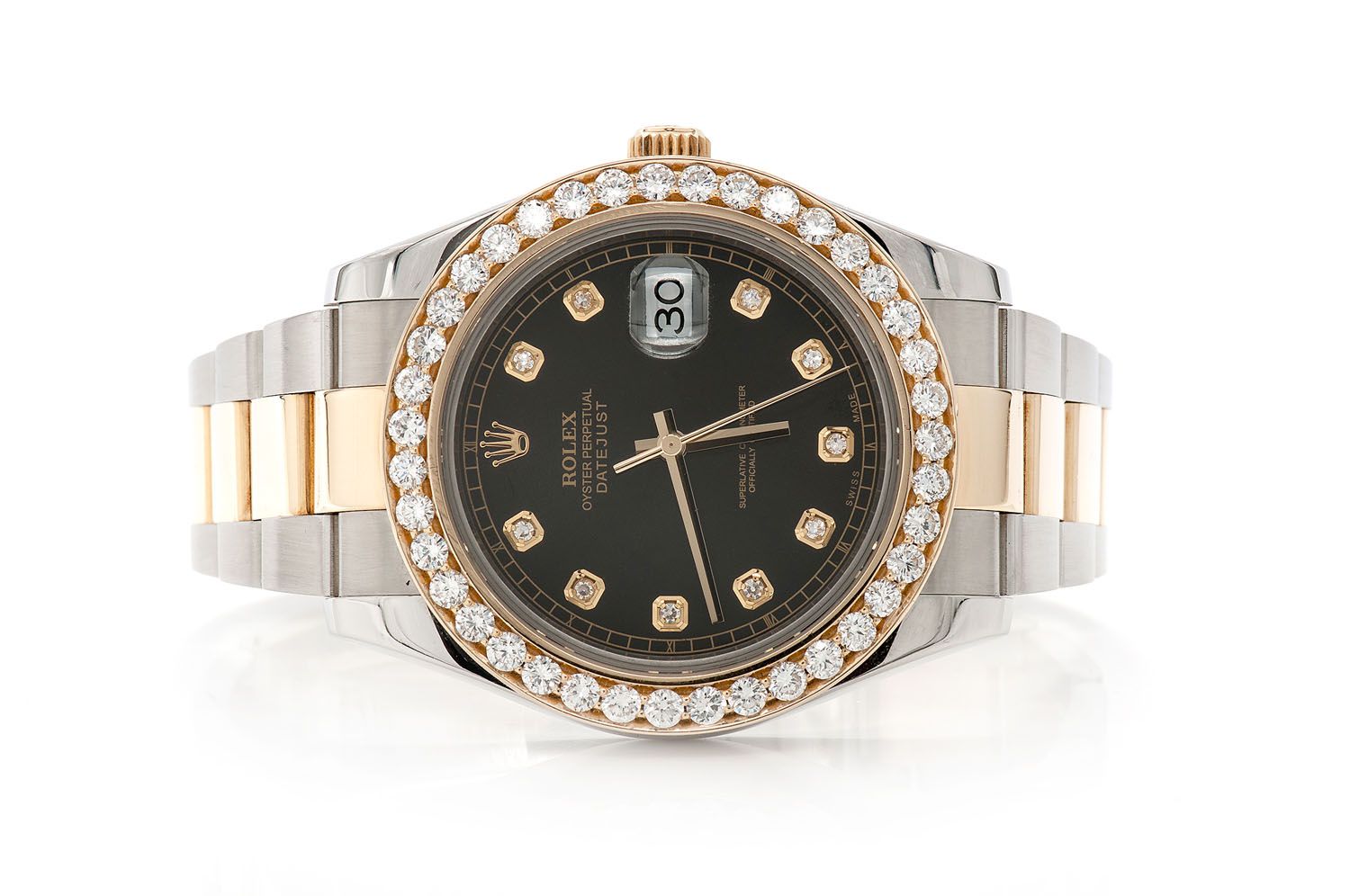 Rolex Datejust 2 3.20ctw 18K SS Amina Sorel Fine Jewelry