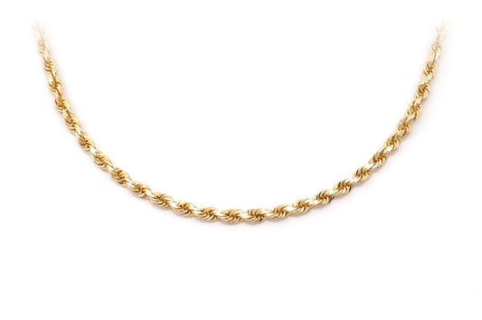 2.5mm Rope 14k   Chain