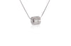 Pavé Barrel Stainless Steel Necklace