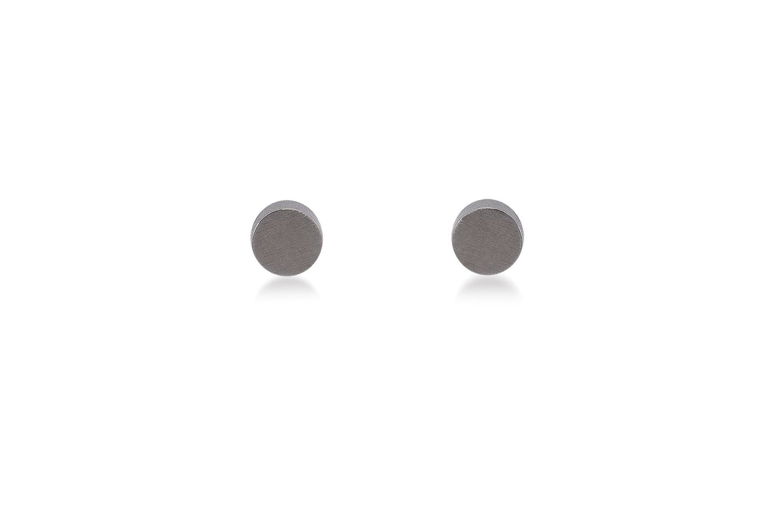 Plain black deals stud earrings