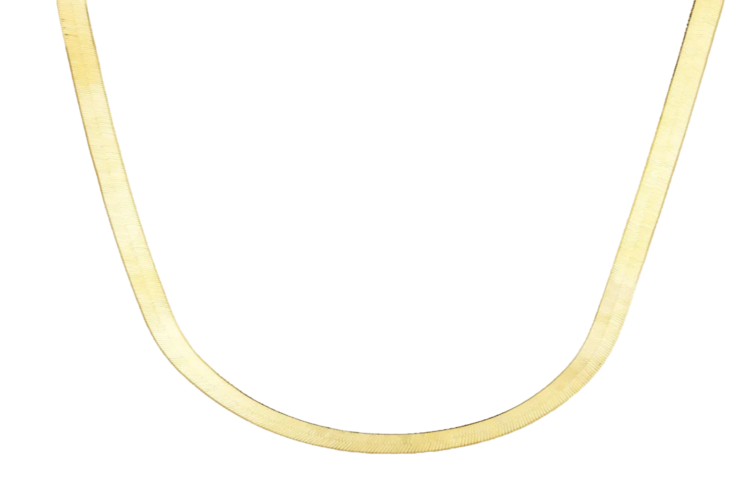 Diamond Link Gold Paperclip Necklace