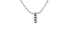 Hollowed Short Stick Stainless Steel Coil Necklace