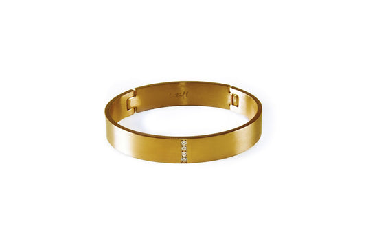 Men's Pavé Row Bangle Bracelet