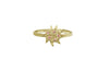 Mini Stella Gold Ring with Pink Sapphire- Emily Kuvin