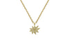 Mini Stella Gold  Single Necklace with Diamonds- Emily Kuvin