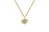 Mini Stella Gold  Single Necklace with Pink Sapphire- Emily Kuvin