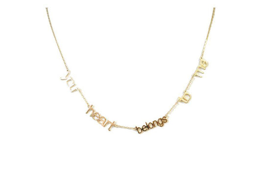 14kt Gold Your Heart Belongs To Me