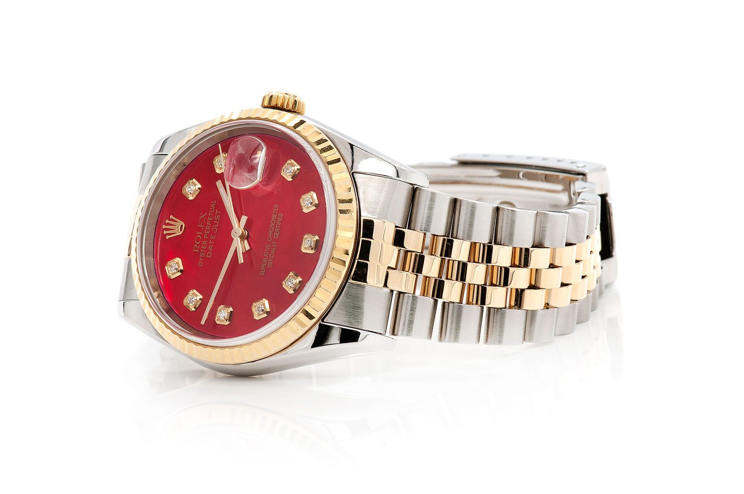 Rolex Datejust Plain 18K SS Amina Sorel Fine Jewelry