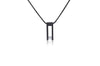 Kava Black Anodized Stainless Steel Necklace