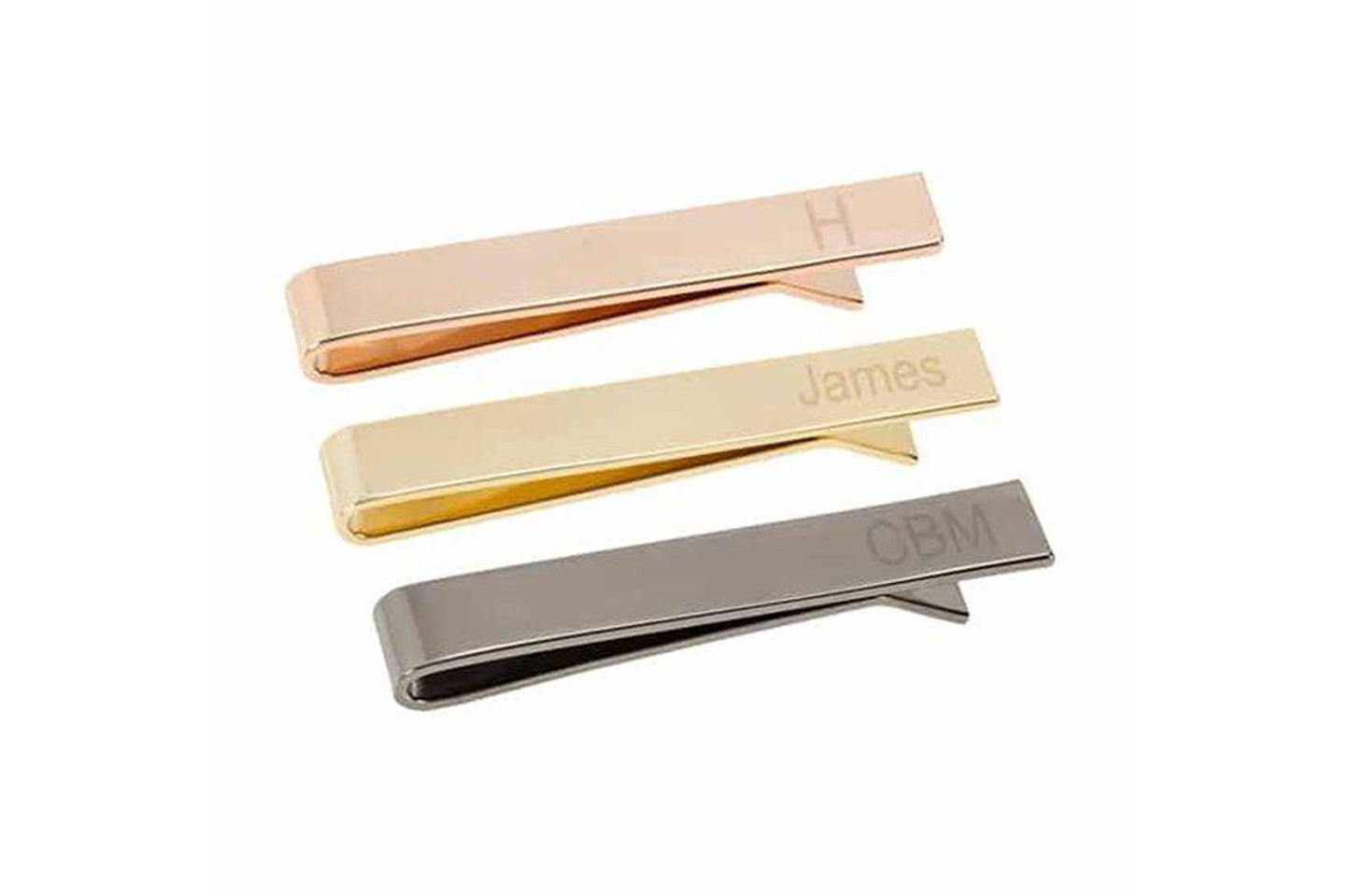 Engravable Tie Bar Clip