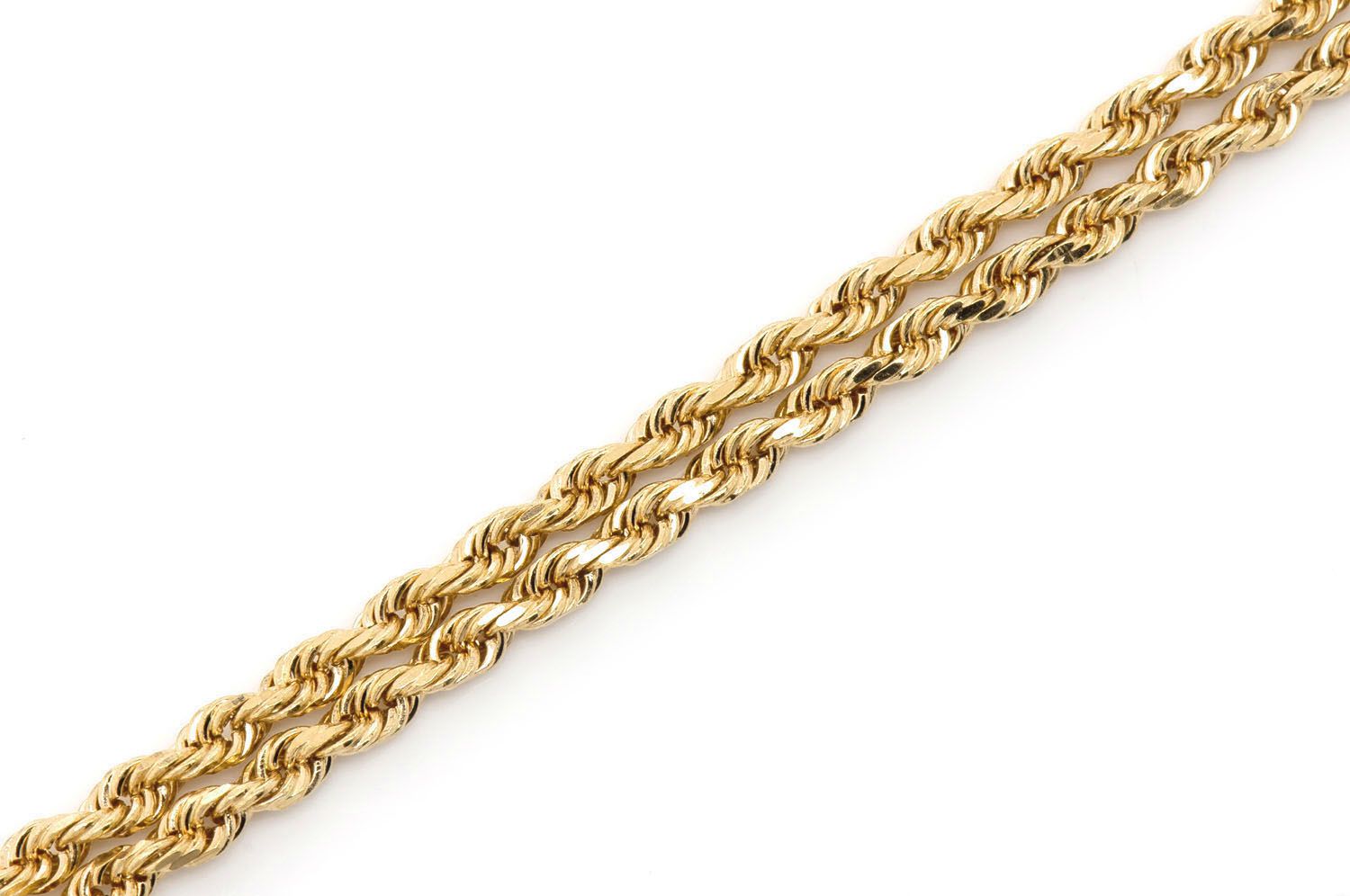 2.5mm Rope 14k   Chain