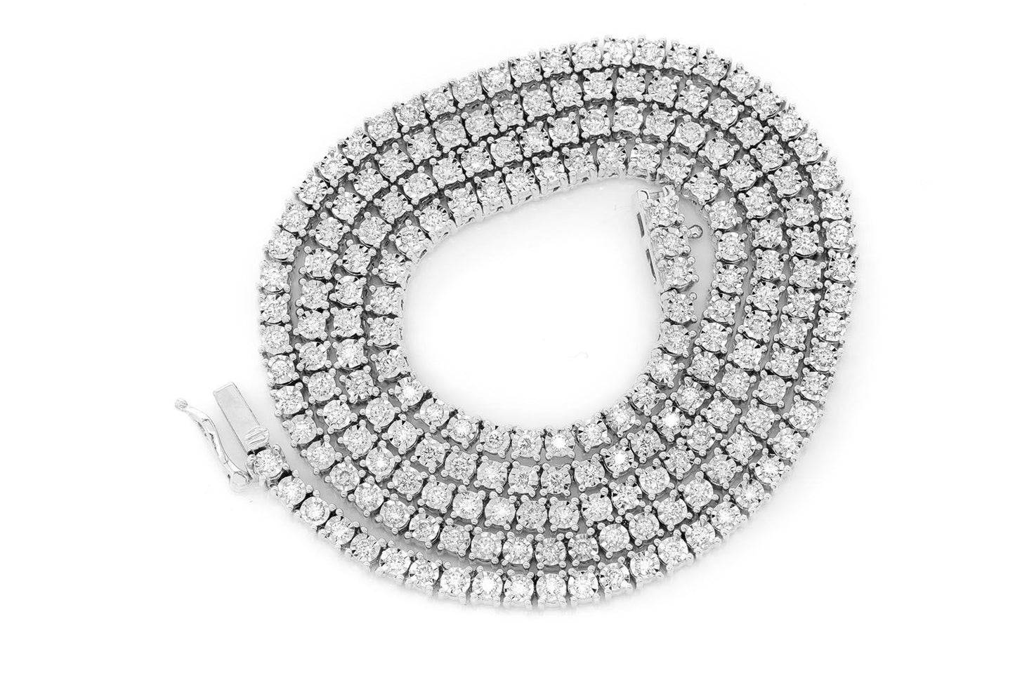 2pt Miracle Necklace 14k   5.50ctw