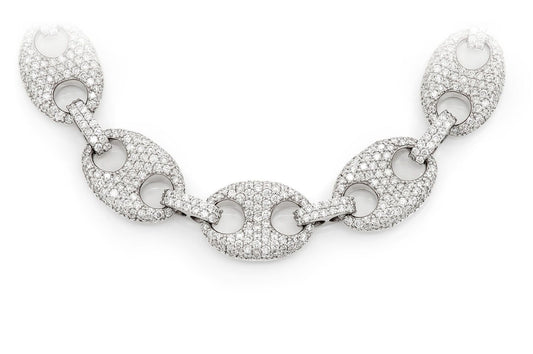 Mariner Link Necklace 14k   34.10ctw