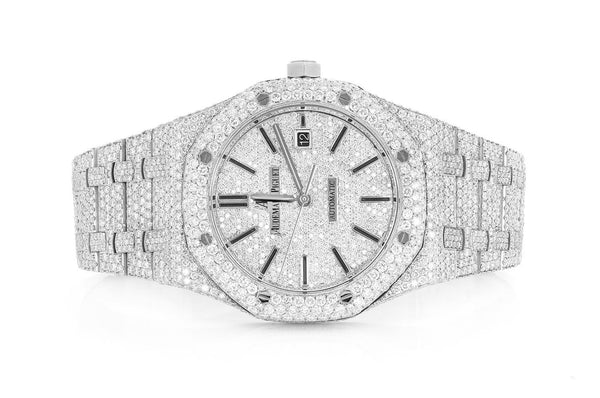 Audemars Piguet Black Diamonds Plain Stainless - Amina Sorel Fine Jewelry