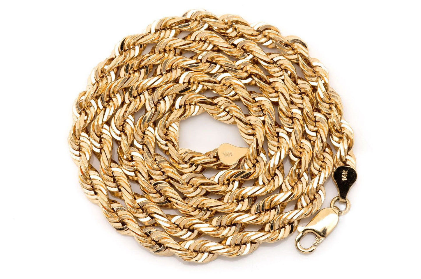 5.5mm Rope 14k   Chain