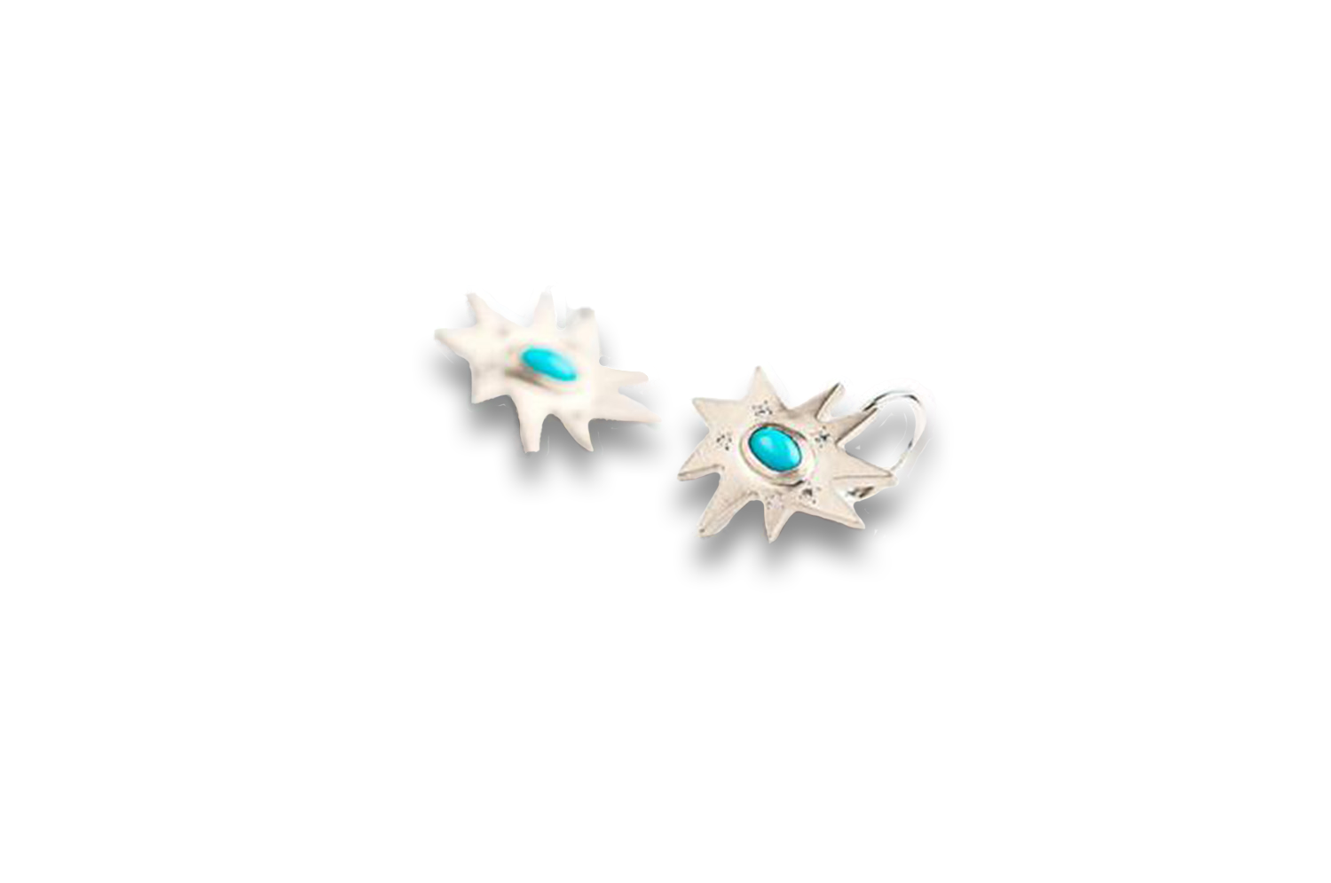 Gold Stellina Turquoise Earrings