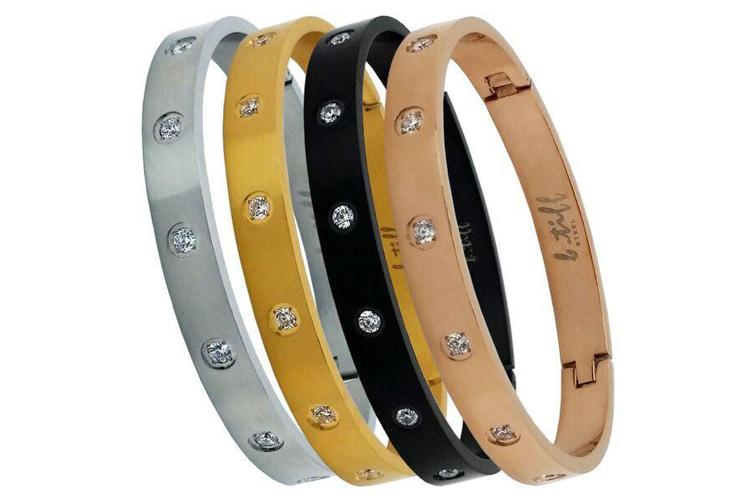 Premium Holographic Blue VIP Plastic Secure Snap Wristbands 100 Count 5/8