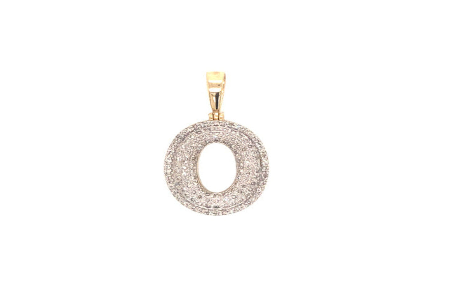 Diamond Bubble Letter Pendant