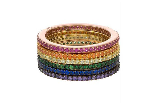 Rainbow Stackable Bands