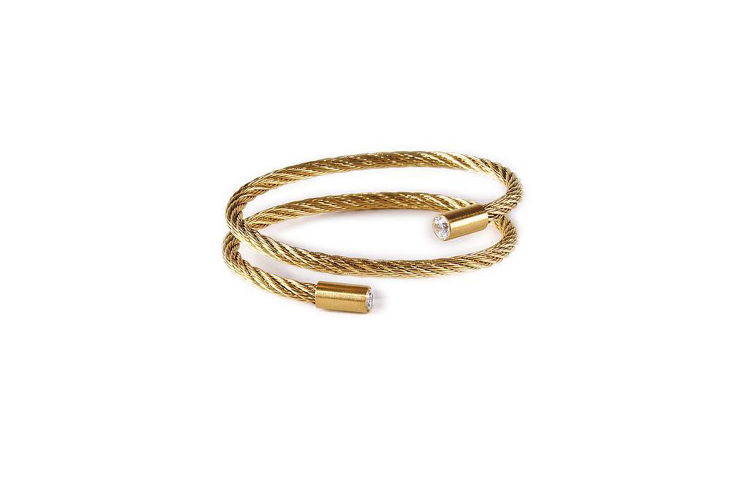 Double Wrapped Cable Bracelet